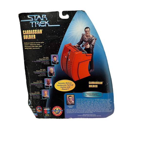 Star Trek Cardassian Soldier Action Figure Galactic Gear Deep Space 9 - Picture 2 of 10